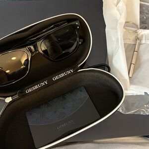 Black Gesruny Sunglasses with Case